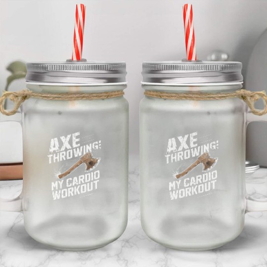 Axe Throwing Enthusiasts Championship Precision Mason Jar Cups
