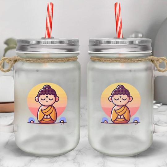 Tiny Buddha Mason Jar Cups