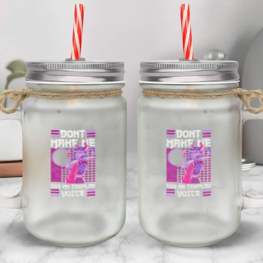 Disguise Otaku Japan Chibi Mason Jar Cups