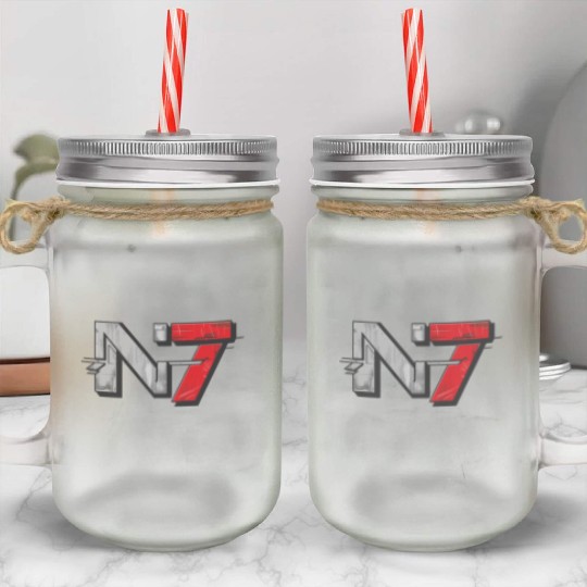 Mass Effect N7 Essential Mason Jar Cups
