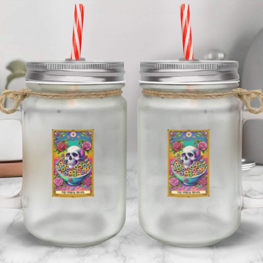 The Cereal Killer Tarot Mason Jar Cups