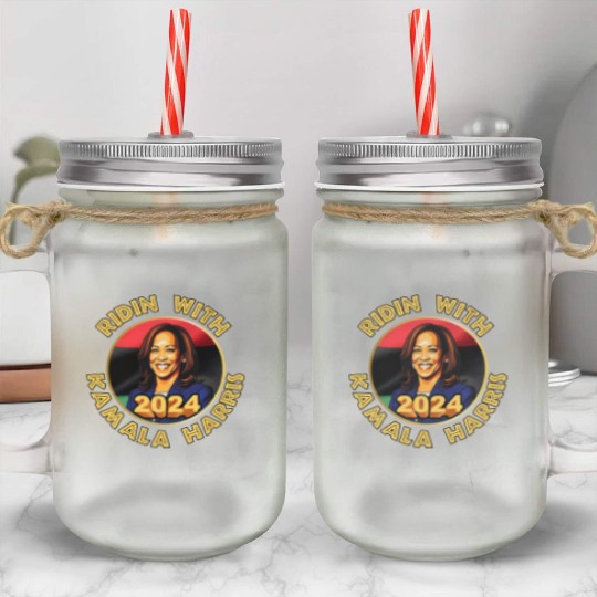 Black history Kamala Harris for president 2024 Mason Jar Cups