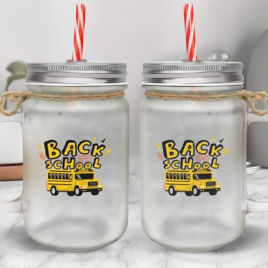 BACK TO SCHOOL Mason Jar Cups