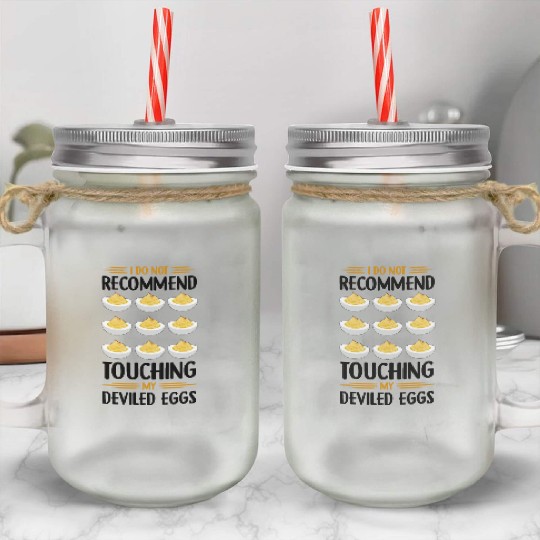 Funny Deviled Eggs Designs For Deviled Egg Lover Mason Jar Cups
