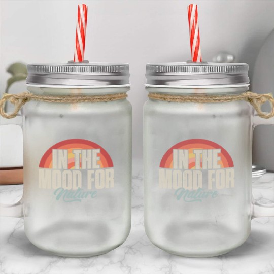 Outdoor Adventure Nature Lovers Mason Jar Cups