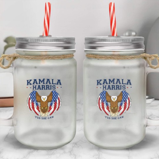 Kamala 2024 - Kamala Harris 2024 For President Mason Jar Cups