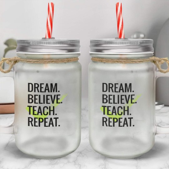 Physics, Biology, Chemistry or Science Math Mason Jar Cups