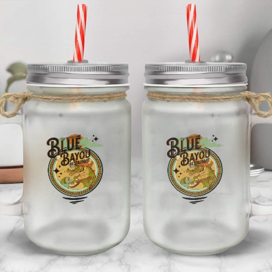Blue Bayou Restaurant New Orleans Mason Jar Cups