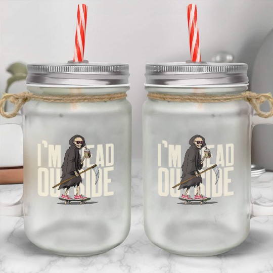 I'm Dead On Inside | Hilarious | Cheers to Comedy Mason Jar Cups