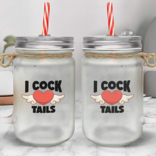 Funny I Love Cocktails 7 Mason Jar Cups