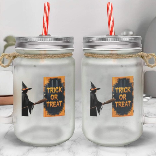 Witching Hour: Trick or Treat Mason Jar Cups