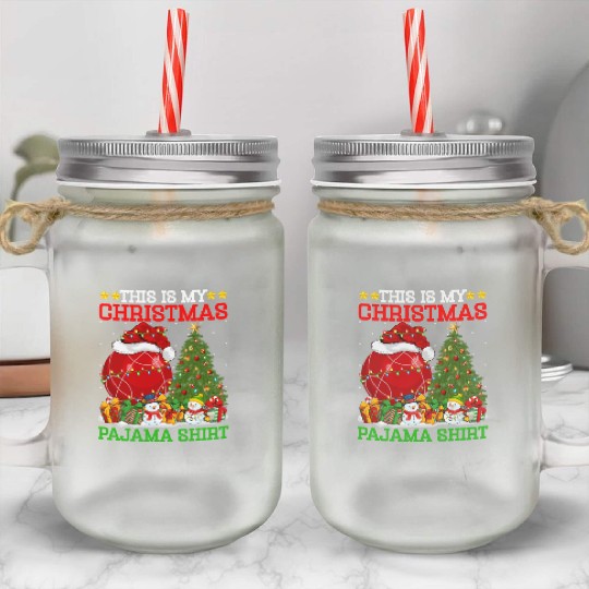 Bocce Christmas Tree Lights Mason Jar Cups