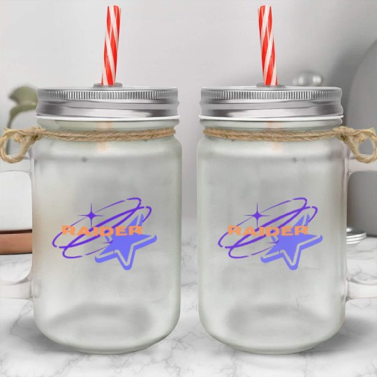 Raiders on the street Mason Jar Cups