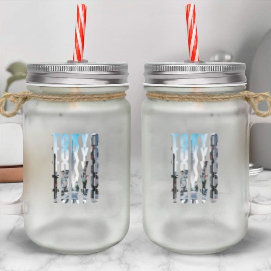 Tokyo Vibes Mason Jar Cups