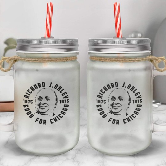 Good for Chicago Mason Jar Cups