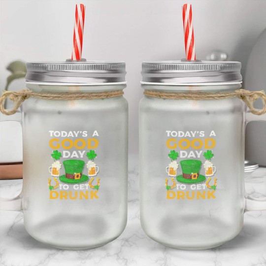 Pub Shamrock Gold World Tour Mason Jar Cups