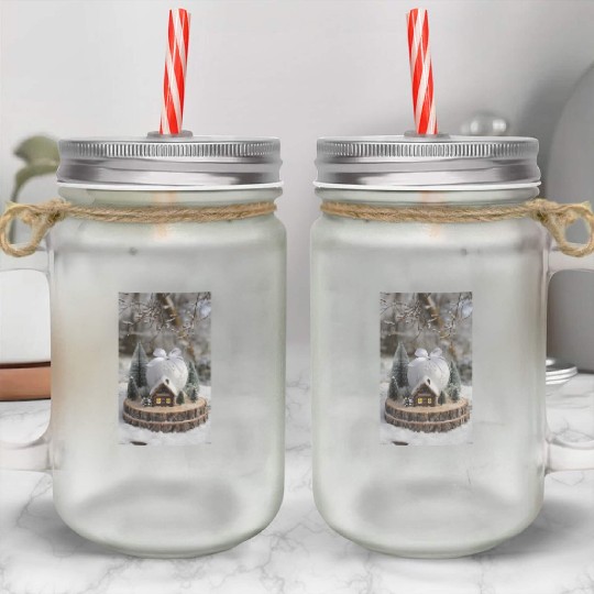 Winter Wonderland: A Miniature Holiday Escape Mason Jar Cups
