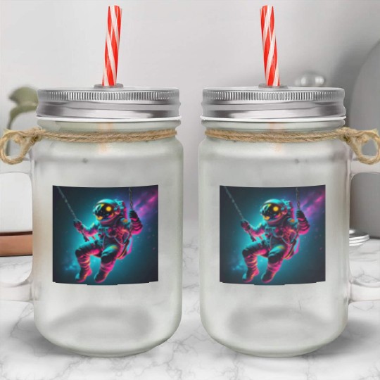 Swinging in space sh Mason Jar Cups