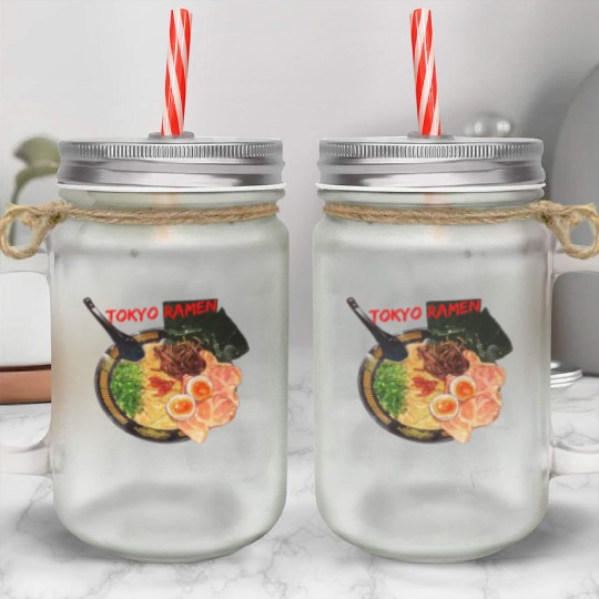 TOKYO RAMEN Mason Jar Cups