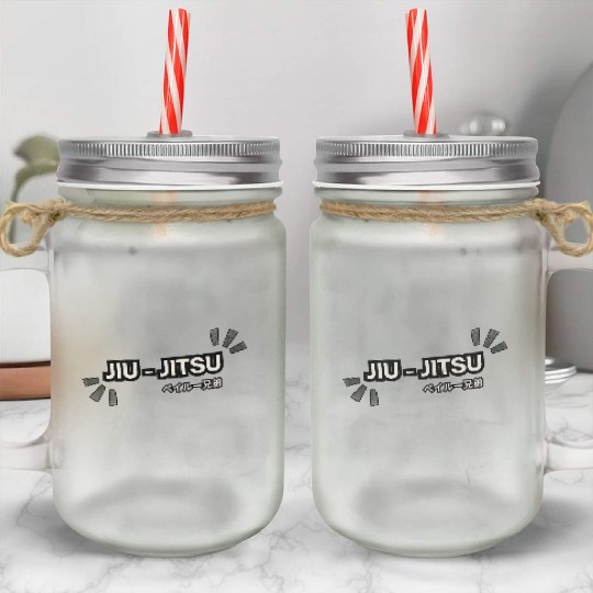 Jiu-Jitsu anime The Peyrou Brothers Kids Mason Jar Cups