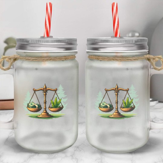 Eco Balance – Nature & Economy in Harmony Mason Jar Cups