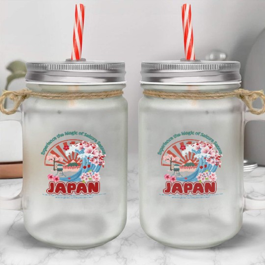 Magic Blossom Mason Jar Cups