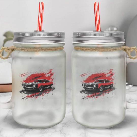 Camaro Mason Jar Cups