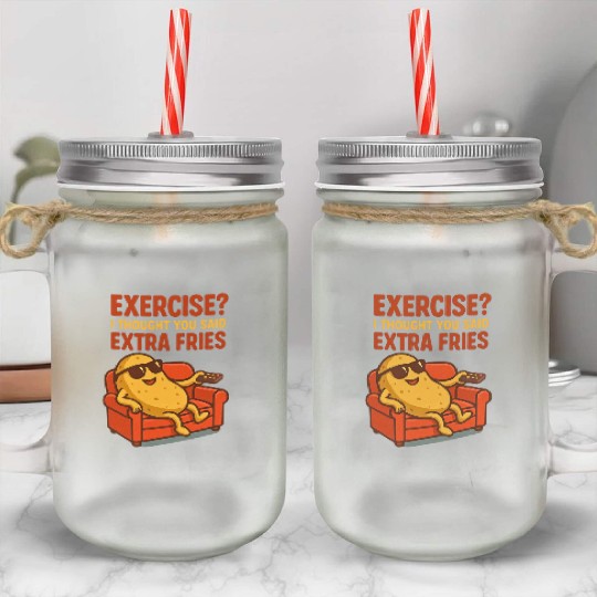 Funny Couch Potato Quote for Weekend Relaxation Lo Mason Jar Cups
