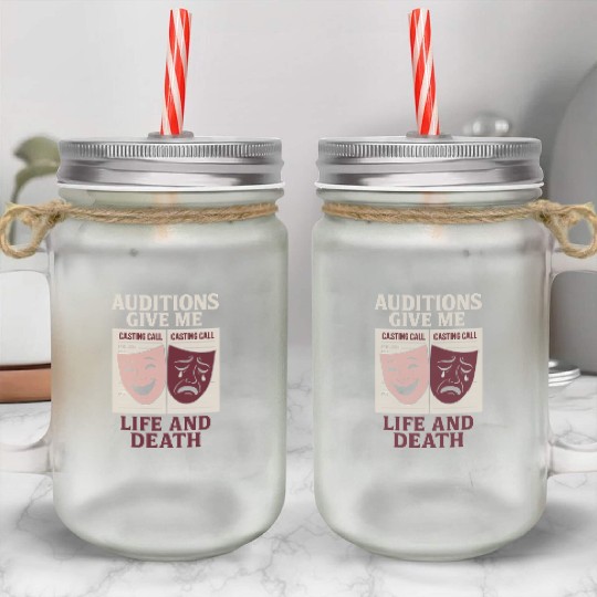 Theater Kid Drama Club Musical Theater Nerd Stage Mason Jar Cups