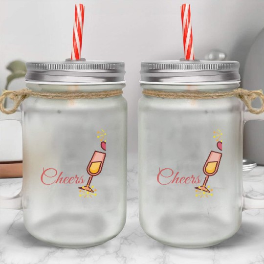 Unisex Mason Jar Cups – Fun Party Vibes for couple
