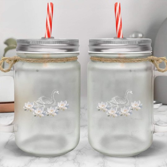 Lotus and Grace Mason Jar Cups