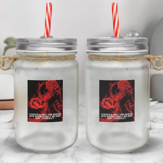 Female Warlock Mason Jar Cups