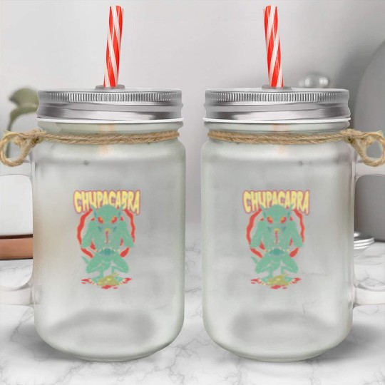 CHUPACABRA – Cryptid Monster Horror Mason Jar Cups