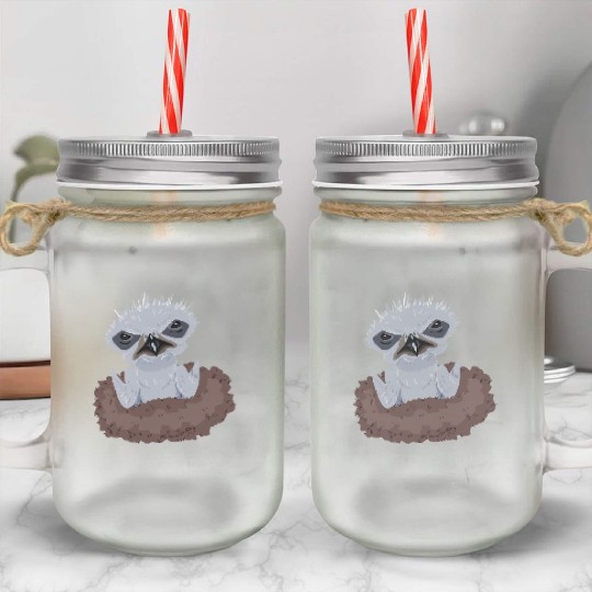 Little Bald Eagle Mason Jar Cups