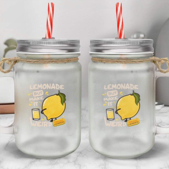 Lemonade Freshly Leaked Mason Jar Cups