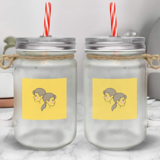 Serenity Star Signs - Gemini Mason Jar Cups