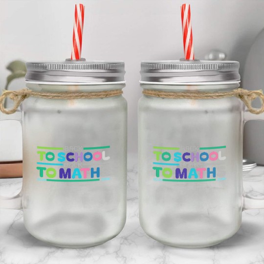 back to school Mason Jar Cups