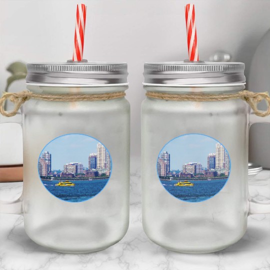 New York Water Taxi Mason Jar Cups