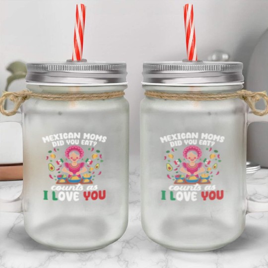 Mexican Moms Abuelita Grandma Food Gift Mason Jar Cups
