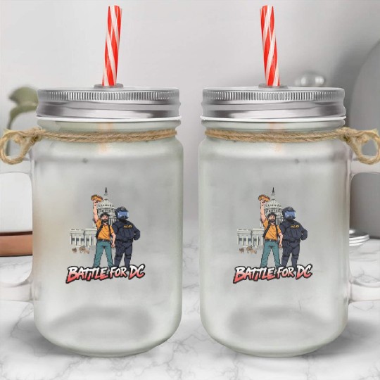 Free DC Sandwich Guy Banksy Style Street Art Mason Jar Cups