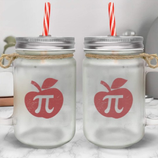 Apple Pie Pi Day Mason Jar Cups