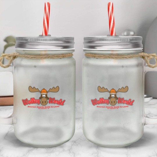 Walley World Vacation Mason Jar Cups