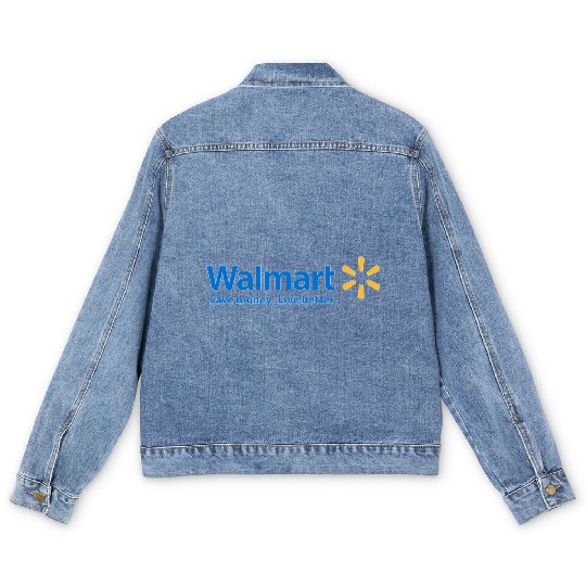 Walmart Logo Men's Denim Jackets