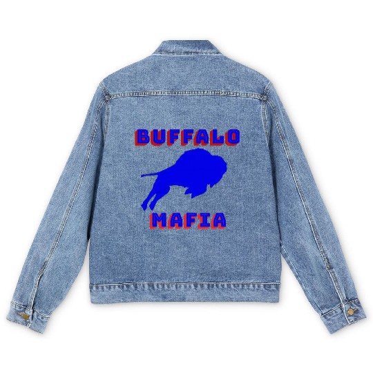 Bills Mafia Makes A Great For Buffalo Sports Fan Men's Denim Jackets