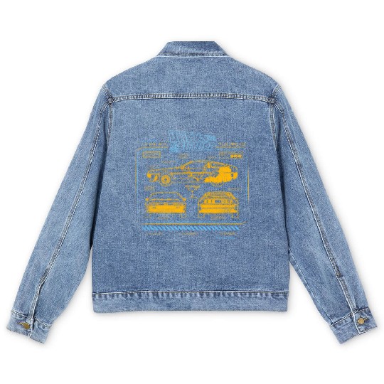 Back To The Future 35Th Anniversary Delorean Men's Denim Jackets