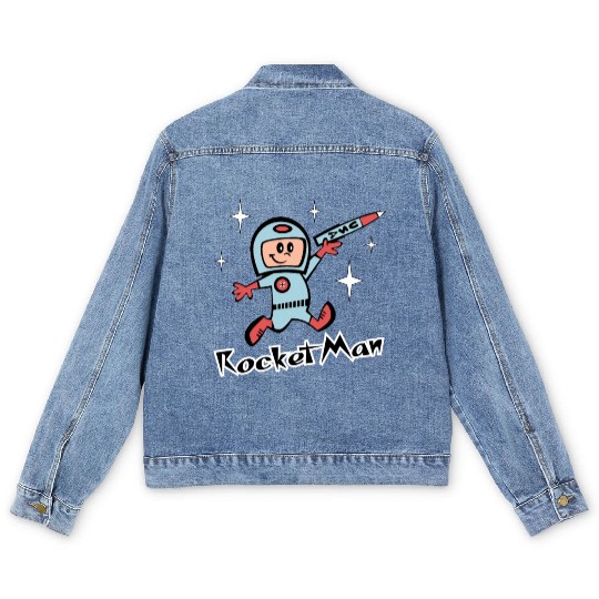 Rocket Man Men's Denim Jackets