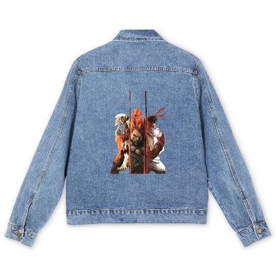 Street Fighter 6 Men's Denim Jackets
