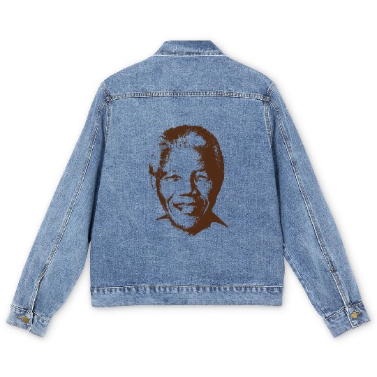 Nelson Mandela Men's Denim Jackets