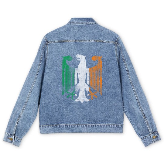 Irish German Eagle Men's Denim Jackets