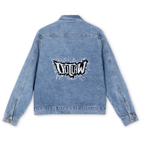 Outlaw lightning Men's Denim Jackets